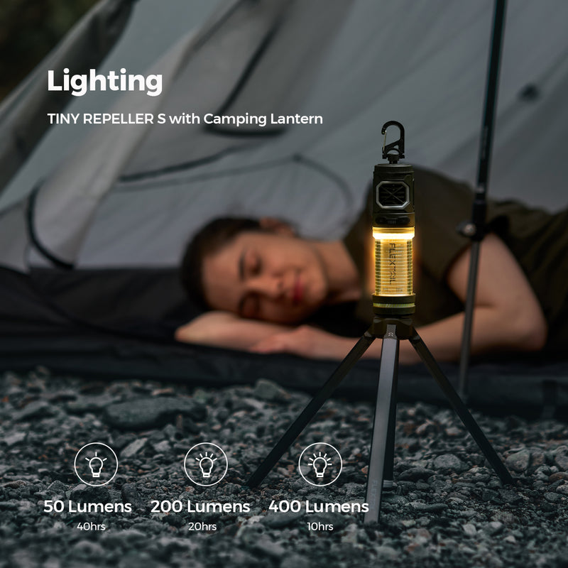 Tiny Repel TINY REPEL- 3 IN 1 Mosquito Repellent With Camping Lantern - 3