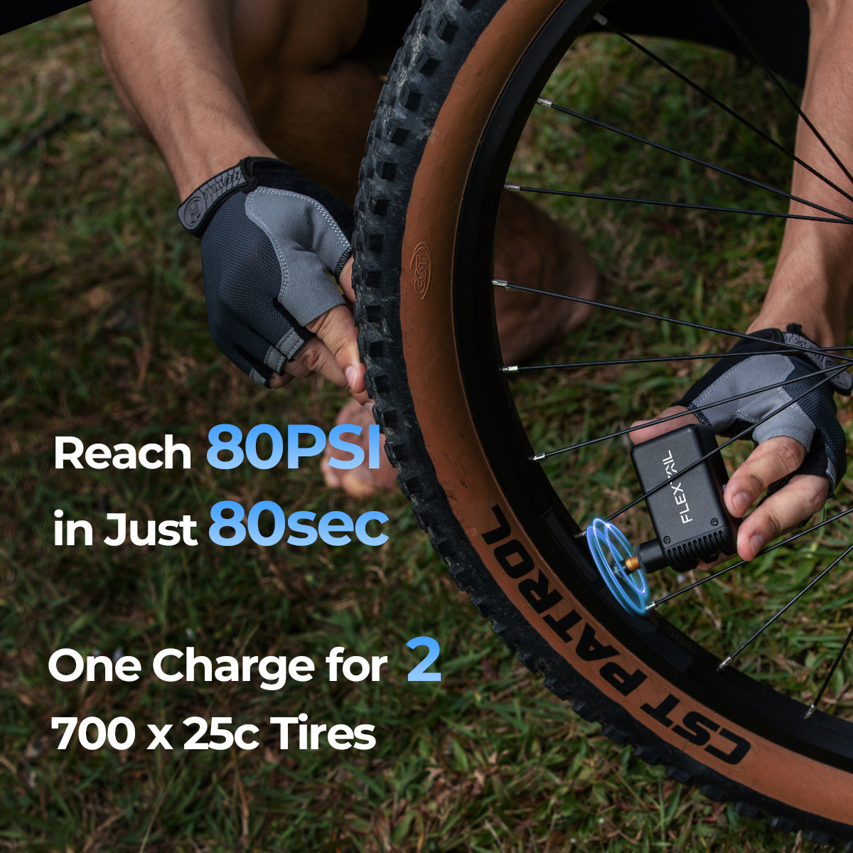 Tiny Bike Pump Rechargeable Bicycle Pump