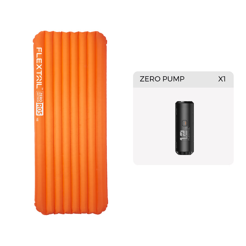 ZERO MATTRESS R05 REGULAR - 5.6 R-value Ultralight Air Sleeping Pad (P