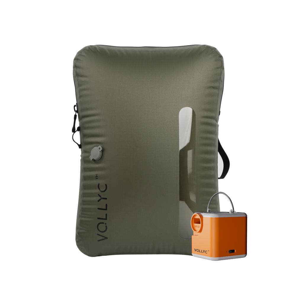 FLEXTAIL X VOLLYC EZY SET BUNDLE - 3 Size Travel Vacuum Pack For Luggage Space Saving