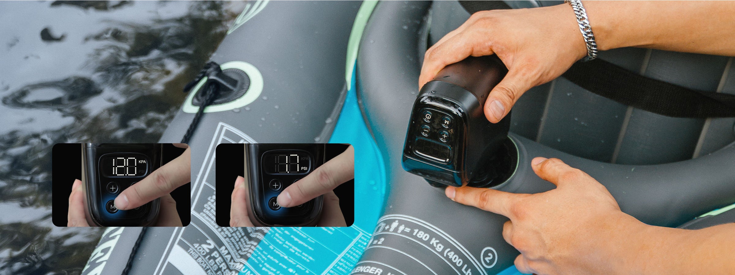 משאבת סירה מקסימלית לסירה וקיאק