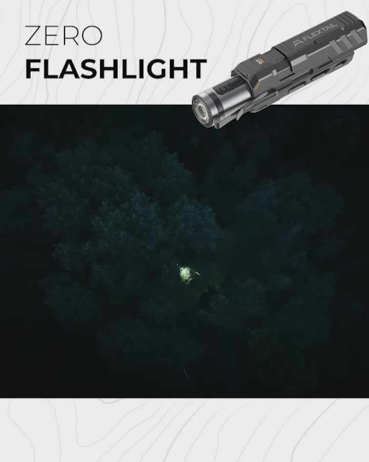 ZERO FLASHLIGHT 1200 - Linterna EDC para exteriores ultraligera y brillante